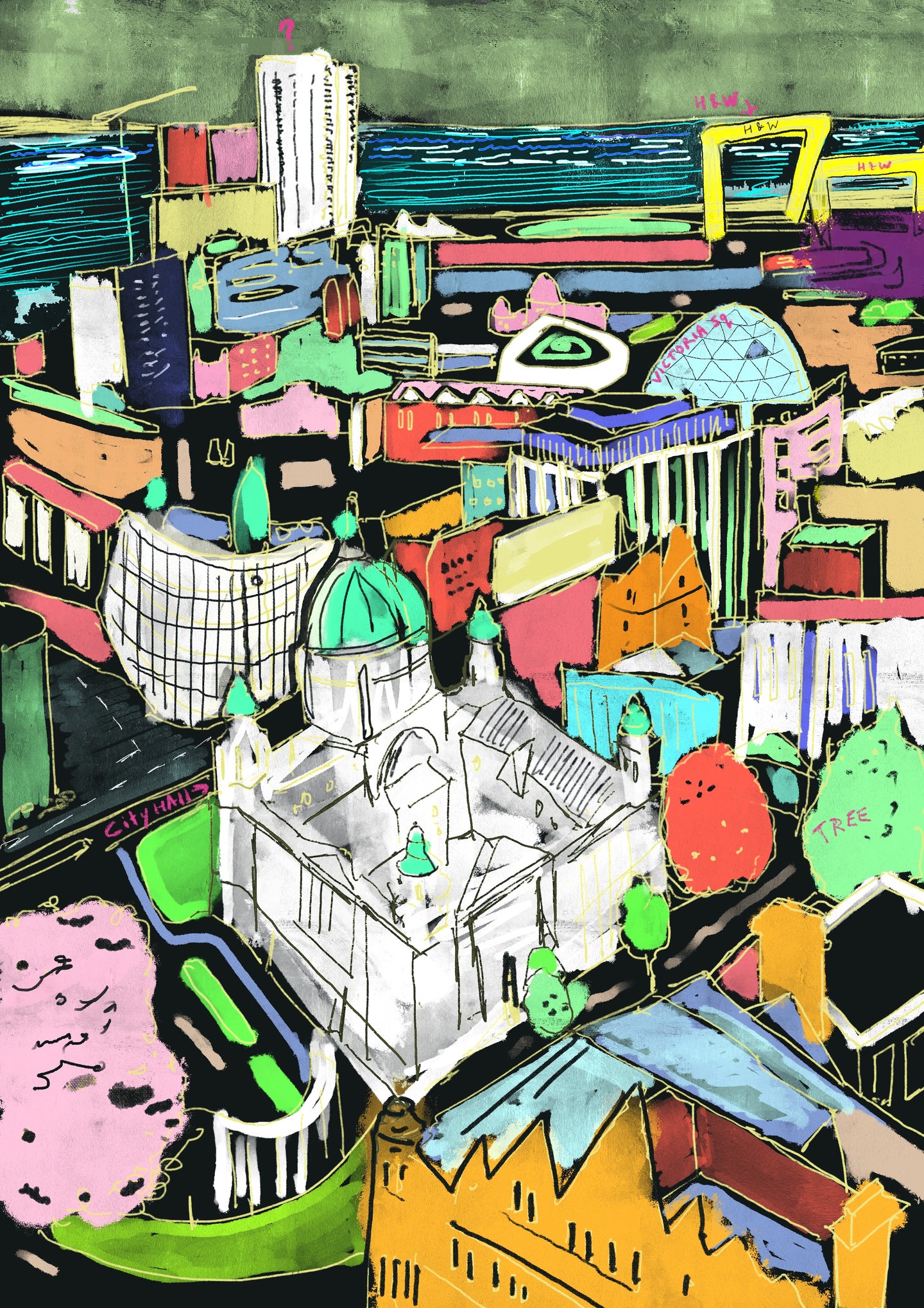 Belfast from the Air