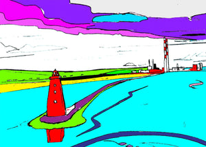 Poolbeg From the Sea