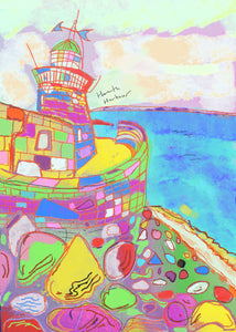 Howth Harbour, Blue