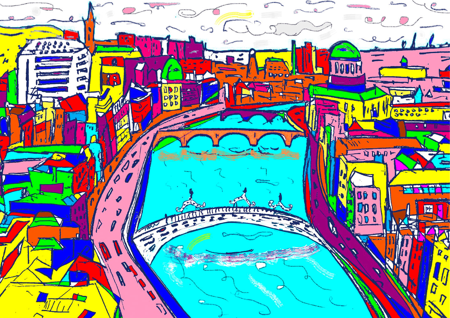 River Liffey Blue